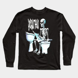 funy skeleton Long Sleeve T-Shirt